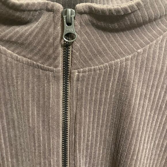 Livi Quarter Zip Pullover Velour Sweatshirt Women size 26/28‎ active athleisure - Picture 4 of 10